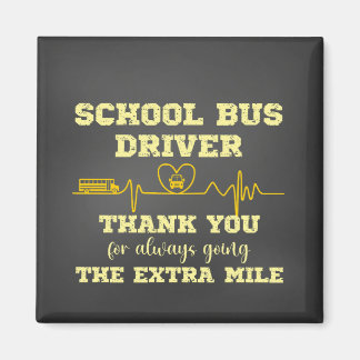 School Bus Driver Appreciation Magnet