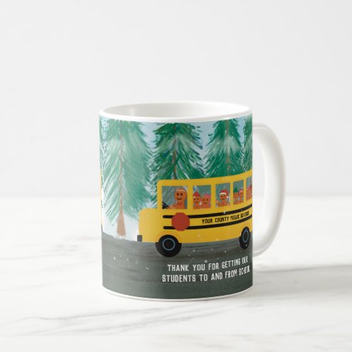 School Bus Driver Assistant Aide Christmas Gift Coffee Mug