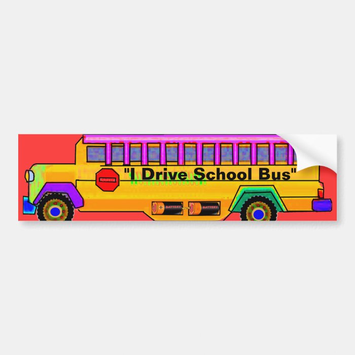 "School Bus Driver" Bumper Stickers