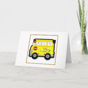 School Bus Driver Christmas Card