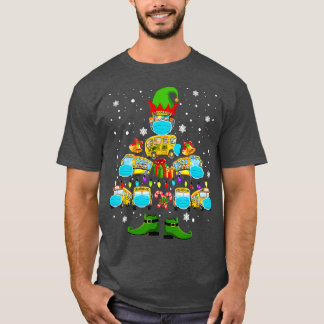 School Bus Driver Christmas Tree Funny T-Shirt