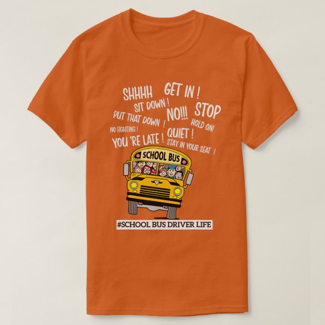 School Bus Driver Cool School Bus Driver Women Cla T-Shirt (Design Front)