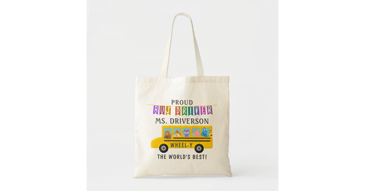 Personalized Tote Bag Large Daycare Tote Bag With Zipper 