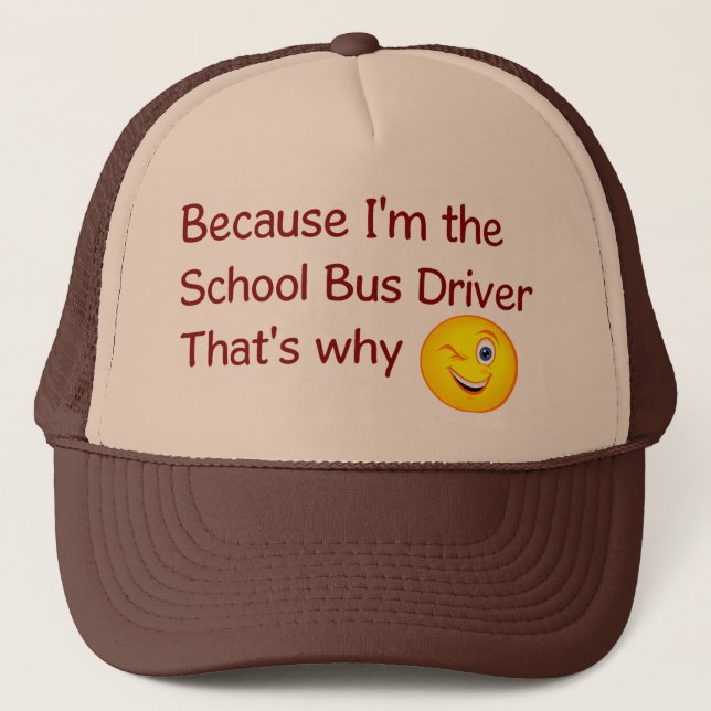 School Bus Driver Hat (Front)