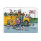 School Bus Driver Magnet, female driver