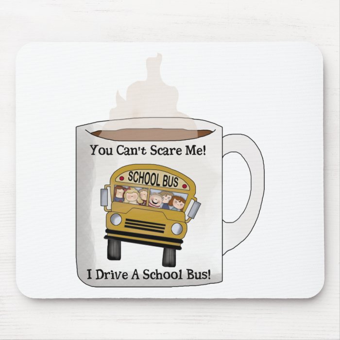 School bus driver mousepad