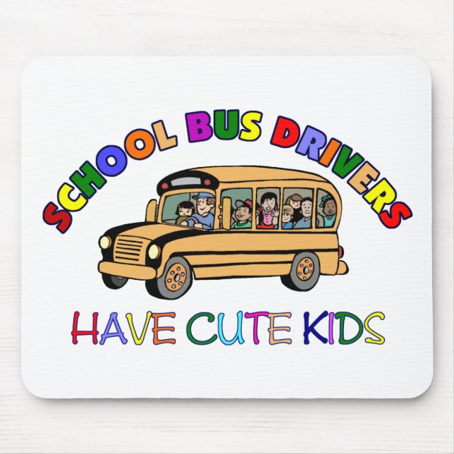 School Bus Driver Mousepad (Front)