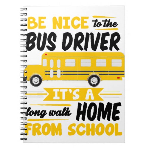 School Bus Driver Notebook