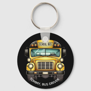 School Bus Driver. Personalized Keychain