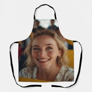 School Bus Driver Photo Customize Apron
