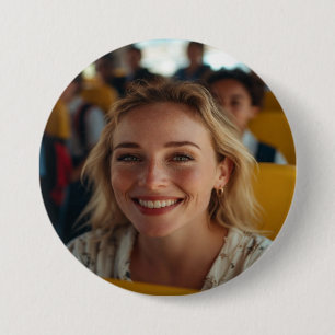 School Bus Driver Photo Customize Button
