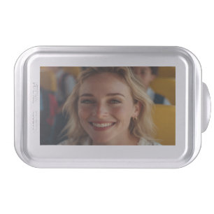 School Bus Driver Photo Customize Cake Pan
