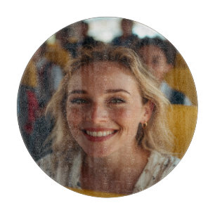 School Bus Driver Photo Customize Cutting Board