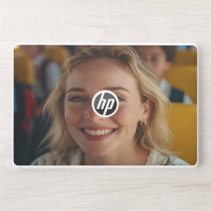 School Bus Driver Photo Customize HP Laptop Skin