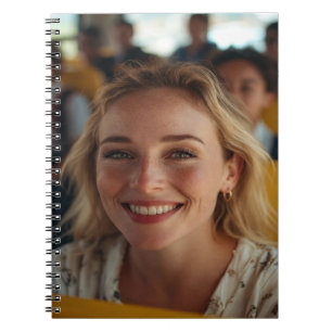 School Bus Driver Photo Customize Notebook