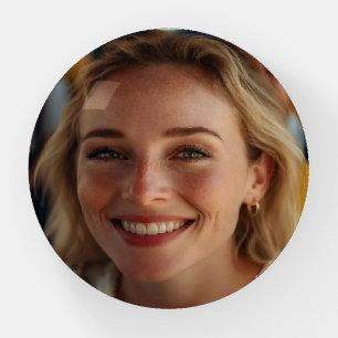 School Bus Driver Photo Customize Paperweight