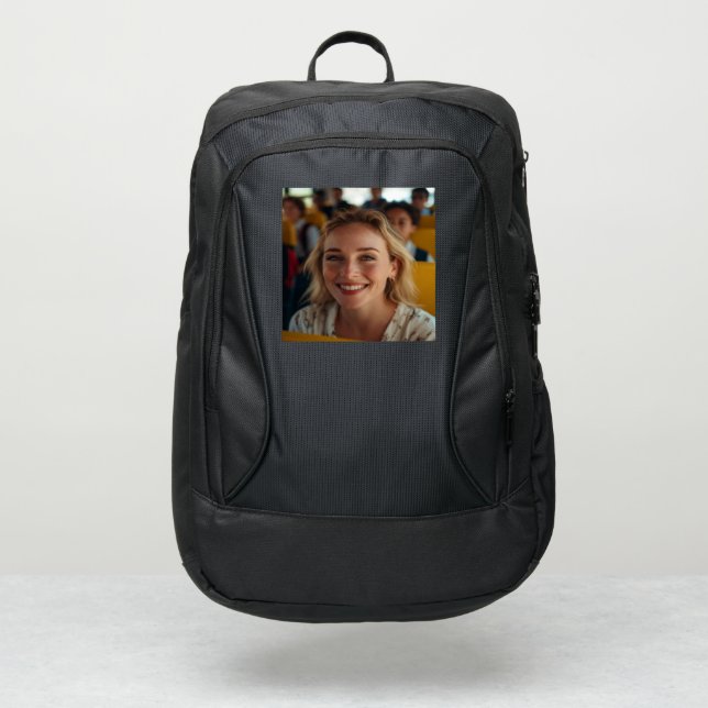 School Bus Driver Photo Customize Port Authority® Backpack (Front)