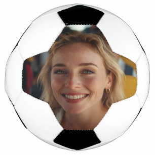 School Bus Driver Photo Customize Soccer Ball