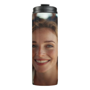 School Bus Driver Photo Customize Thermal Tumbler
