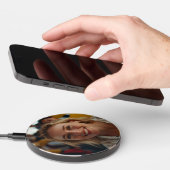 School Bus Driver Photo Customize Wireless Charger (Hand)
