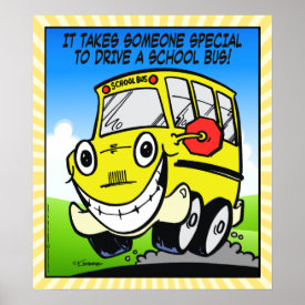 School Bus Driver Poster