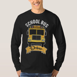 School Bus Driver Professional Drivers Student Pas T-Shirt