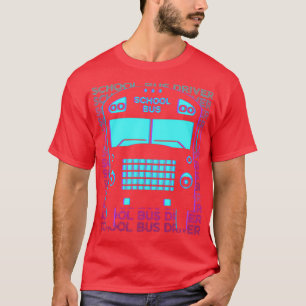 School Bus Driver Retro T-Shirt