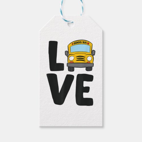 School Bus Driver Schoolbus Busdriver Gift Tags