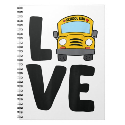 School Bus Driver Schoolbus Busdriver Notebook