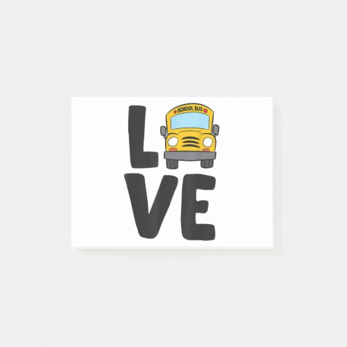 School Bus Driver Schoolbus Busdriver Post_it Notes