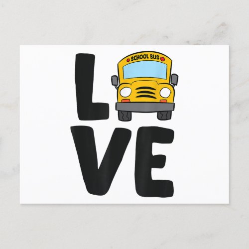 School Bus Driver Schoolbus Busdriver Postcard