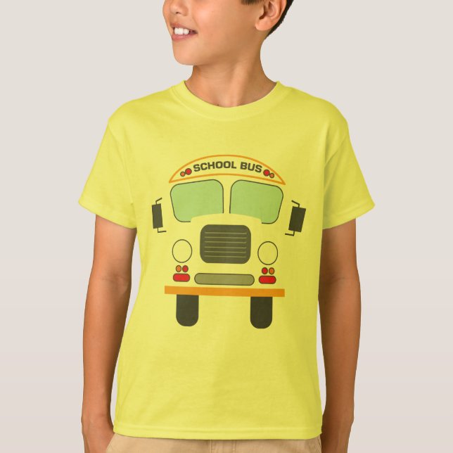 School Bus Driver Simple Halloween Costume T-Shirt (Front)