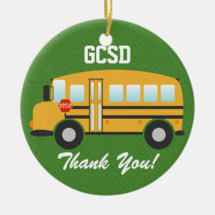 School Bus Driver - SRF Ceramic Ornament