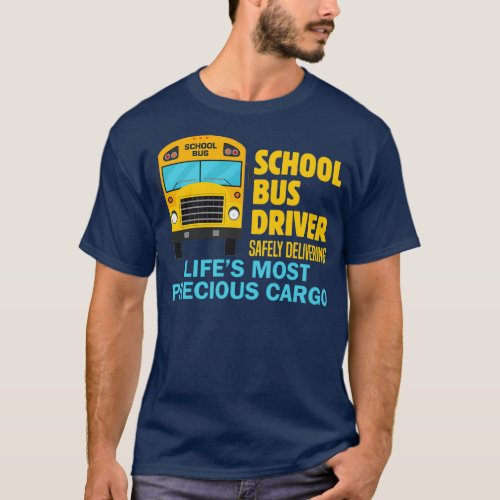School Bus Driver Student Kids Funny Adult Appreci T_Shirt