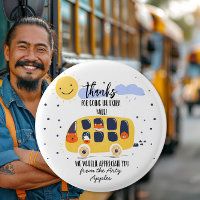 School Bus Driver Thank You Button | ‘Going the Ex