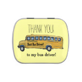 School Bus Driver Thank You Candy Tin (Top)