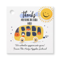 school bus driver thank you for going extra mile favor tags