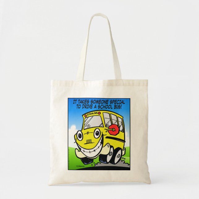 School Bus Driver Tote Bag (Front)