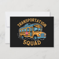 School Bus Driver Transportation Squad