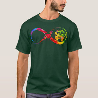 school bus driver watercolor Infinity T-Shirt