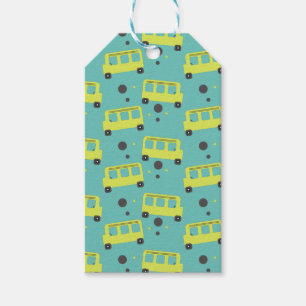 School Bus Driver Yellow Confetti Teacher  Gift Ta Gift Tags