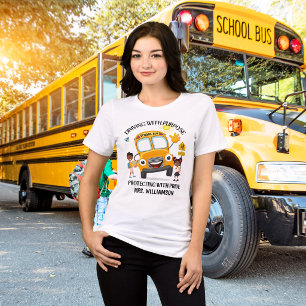 School Bus Driver Yellow Tri-Blend Shirt