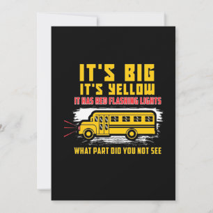 School Bus It Is Big Save The Date