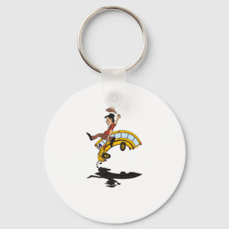 School Bus Keychain