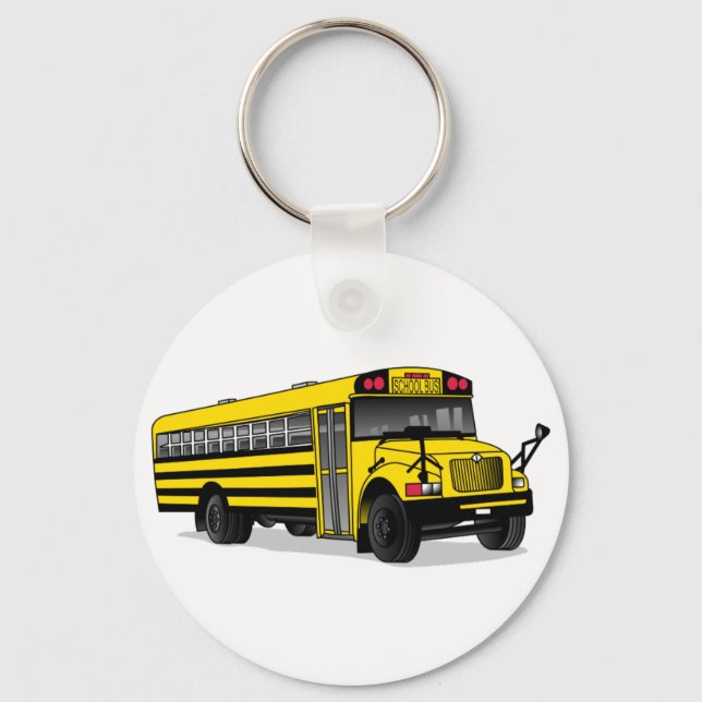 School Bus Keychain (Front)