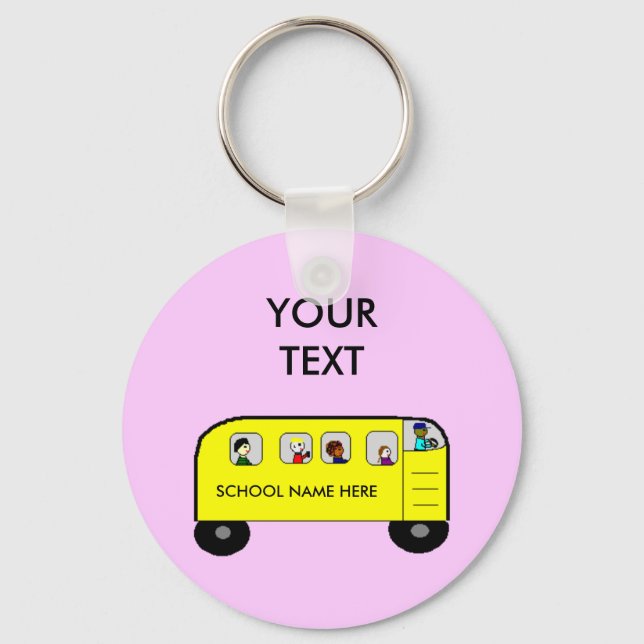 SCHOOL BUS - keychain (Front)