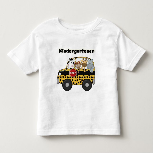 School Bus Kindergartener Tshirts and Gifts (Front)