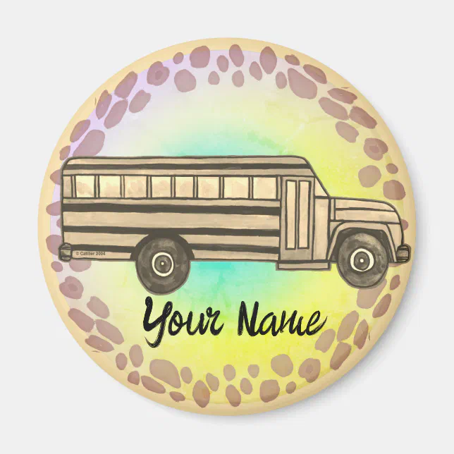 School Bus Magnet | Zazzle