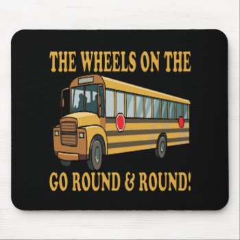 School Bus Mouse Pad by StayEducated at Zazzle