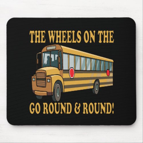 School Bus Mouse Pad